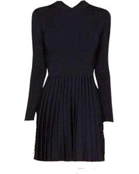 Balmain - Ribbed Stretch Knit Mini Dress - Lyst