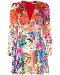 Mary Katrantzou - Bloom Floral Print Silk Dress - Lyst