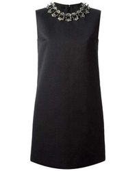 DSquared² - Black Jewel Embellished Mini Dress - Lyst