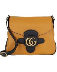 Gucci - Small Messenger With Double GG Bag - Lyst