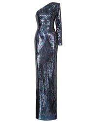 Alex Perry - Tallon Sequin One Sleeve Gown - Lyst