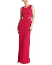 BCBGMAXAZRIA - Karey Maxi Lace Detail Turkish Pink Dress - Lyst