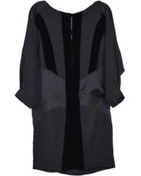 BCBGMAXAZRIA - Black Bat Sleeve Mini Dress - Lyst