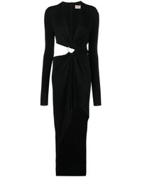 Alexandre Vauthier - Hoop-detail Cut-out Asymmetric Dress - Lyst