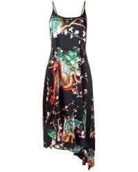 Rabanne - Printed Asymmetric Dress - Lyst