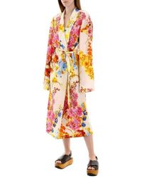 Dries Van Noten Floral Tie-front Wrap Dress - Multicolor