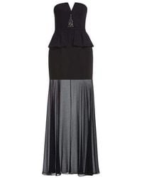 BCBGMAXAZRIA - Caitlyn Strapless Embellished Bodice Dress - Lyst