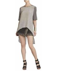 BCBGMAXAZRIA - Silk Caterina Split Back Top - Lyst