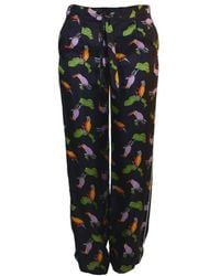 Gucci - Toucan Print Pyjama Silk Pants - Lyst