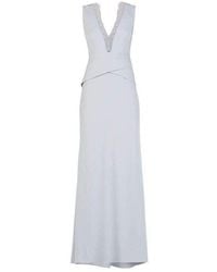 BCBGMAXAZRIA - Alyza Deep V Lace Insert Dress - Lyst