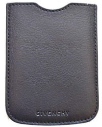 Givenchy - Black Leather Phone Or Credit Card Case - Lyst