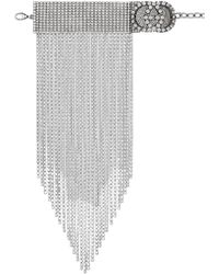 Gucci - Crystal-embellished Fringe Bracelet - Lyst