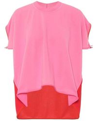 Bottega Veneta - Two-tone Jersey T-shirt - Lyst