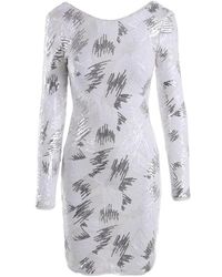 BCBGMAXAZRIA - Kamila Long Sleeve Sequin Dress - Lyst