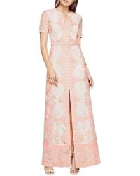 BCBGMAXAZRIA - Cailean Short Sleeve Lace Dress - Lyst
