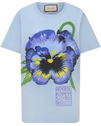 Gucci - X Ken Scott Floral Print T-shirt - Lyst
