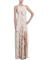 BCBGMAXAZRIA - Tess Cascading Ruffle Dress - Lyst