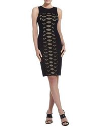 BCBGMAXAZRIA - Leona Lace Dress With Contrast Ponte Dress - Lyst