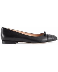 Gucci - GG Ballerina Leather Shoes - Lyst