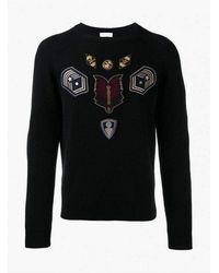 Dries Van Noten - Embroidered Master Patch Cashmere Sweater - Lyst