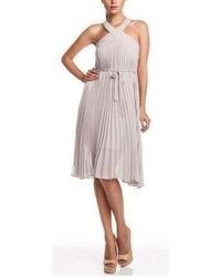 BCBGMAXAZRIA - Eloise Pleated Cocktail Dress - Lyst