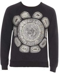 Dries Van Noten - Embroidered Cotton Jersey Sweatshirt - Lyst