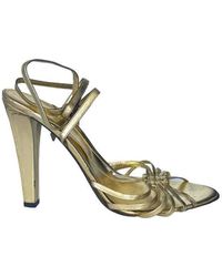 bcbg gold shoes