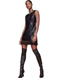 BCBGMAXAZRIA Sequin Bodycon Midaxi Dress in Purple | Lyst