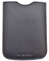 Givenchy - Black Leather Phone Or Credit Card Case - Lyst