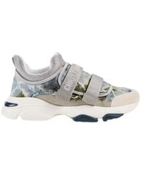 Dior - D-wander Camouflage Techno Fabric Sneakers - Lyst