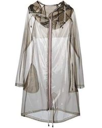 Wanda Nylon Wanda Oversized Trench Coat - Grey