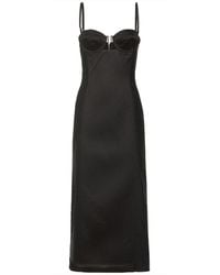 Gucci - Silk Duchesse Mid-length Dress - Lyst