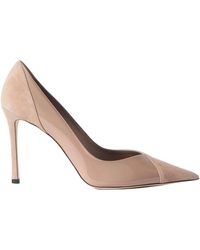 Jimmy Choo - Cass 95 Suede And Patent Leather Pumps - Lyst