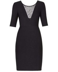 BCBGMAXAZRIA - Jaydan Pointelle Trim Scoop-back Dress - Lyst