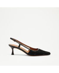 Russell & Bromley - Snipped Women's Black Snipped Toe Slingback - Lyst