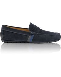 Russell & Bromley Soft Wear Driving Loafer - Blue