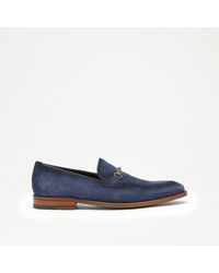Russell & Bromley - Legacy Men's Blue Antique Snaffle Brushed Loafer - Lyst