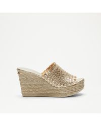 Russell & Bromley - Libertine Weave Wedge Mule - Lyst