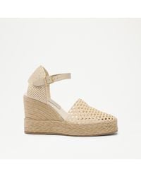 Russell & Bromley - Hale Weave Crochet Espadrille Wedge - Lyst