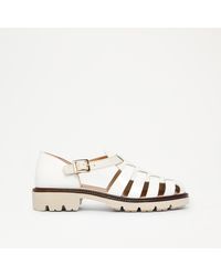 Russell & Bromley - Siracuse Women's Gold Fisherman Sandal - Lyst