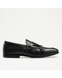 Russell & Bromley - Faust Men's Monk Strap Loafer Black - Lyst