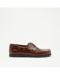 Russell & Bromley - Keeley Men's Brown Leather Hybrid Loafers - Lyst