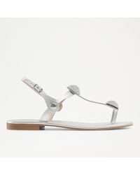Russell & Bromley - Asteroids Jewel Charm Toe Thong Sandal - Lyst