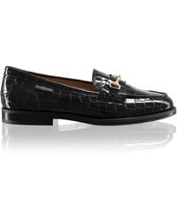 Russell & Bromley Brewster Snaffle Trim Loafer - Black