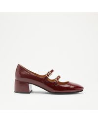 Russell & Bromley - Jane Low Block Heel Mary Jane - Lyst