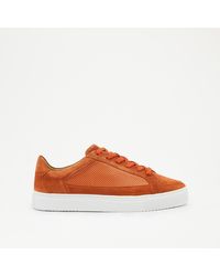 Russell & Bromley - Finlay Men's Orange Retro Laced Sneaker - Lyst