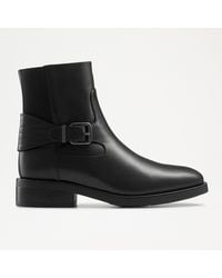 Russell & Bromley - Thunder Women's Black Ankle Riding Boot - Lyst