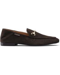Russell & Bromley - Men's Brown Suede Loafer M Snaffle Trim Loafers, Size: Uk 7 - Lyst
