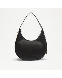 Russell & Bromley - Milan Women's Black Leather Curved Shoulder Bag - Lyst