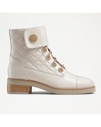 Russell & Bromley - Ringaroses Quilted Lace-up Boot - Lyst
